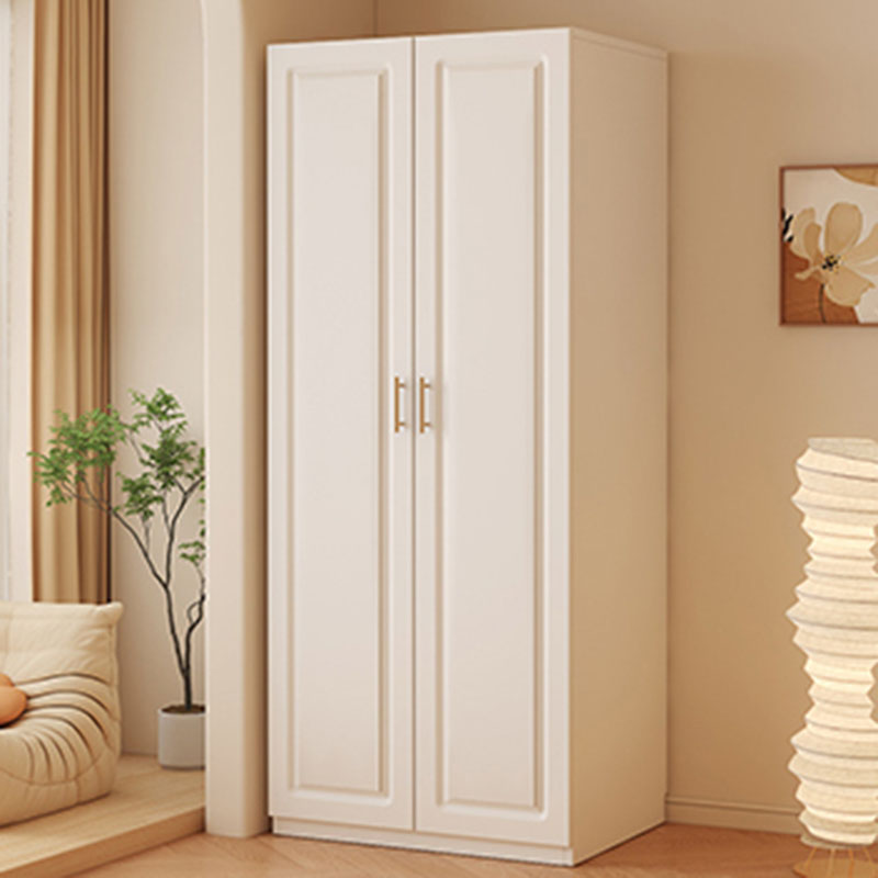 Interior Design White And Wood - Biała Szafa Kremowa Akcent Skandynawski Luksusowy