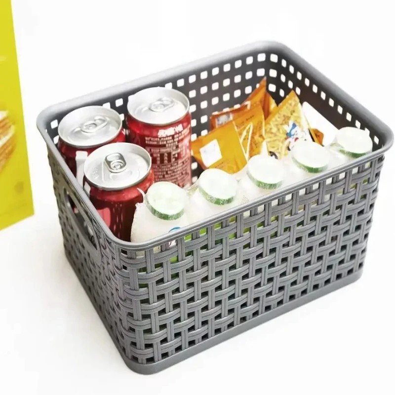 Woven Basket Set - Wysokiej jakości, ażurowy, pleciony z boku