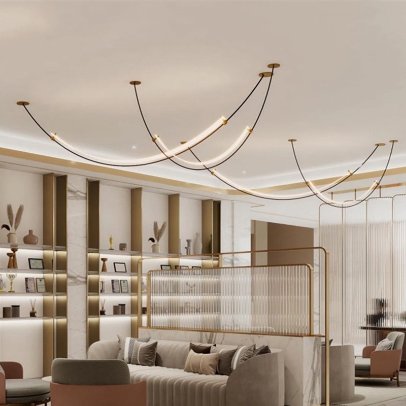 Interior Design Years Of Study - Dekielkowa lampa wisząca LED w stylu