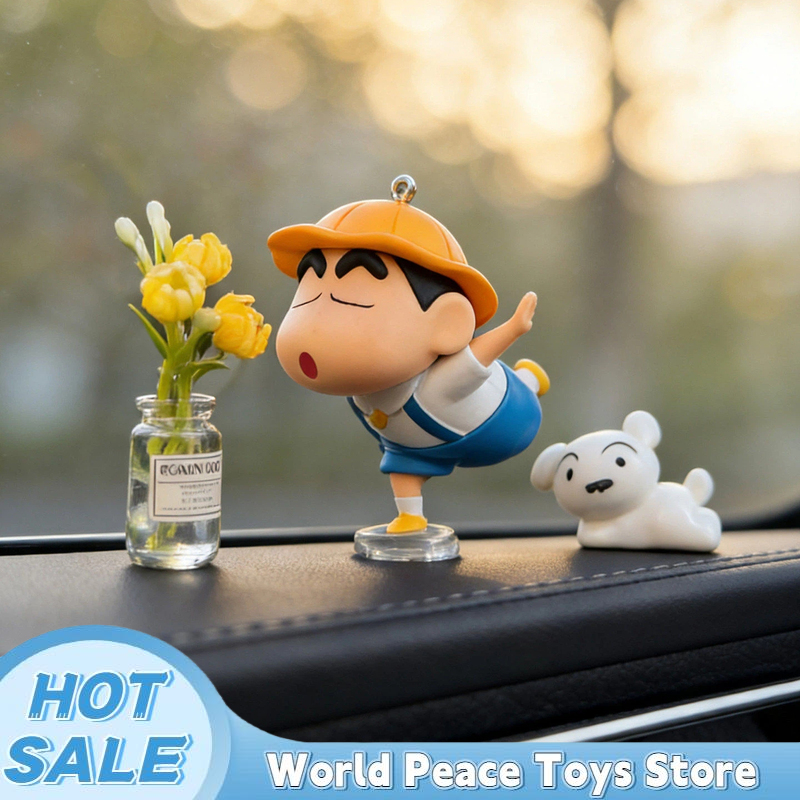 Interior Design Mockup - Figurki Crayon Shin-Chan na deskę rozdzielczą