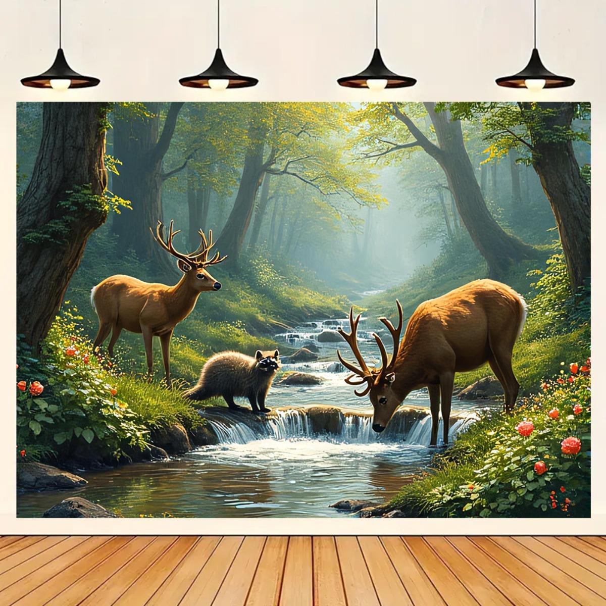 Interior Design Landscape - Mural na ścianę z motywem leśnego