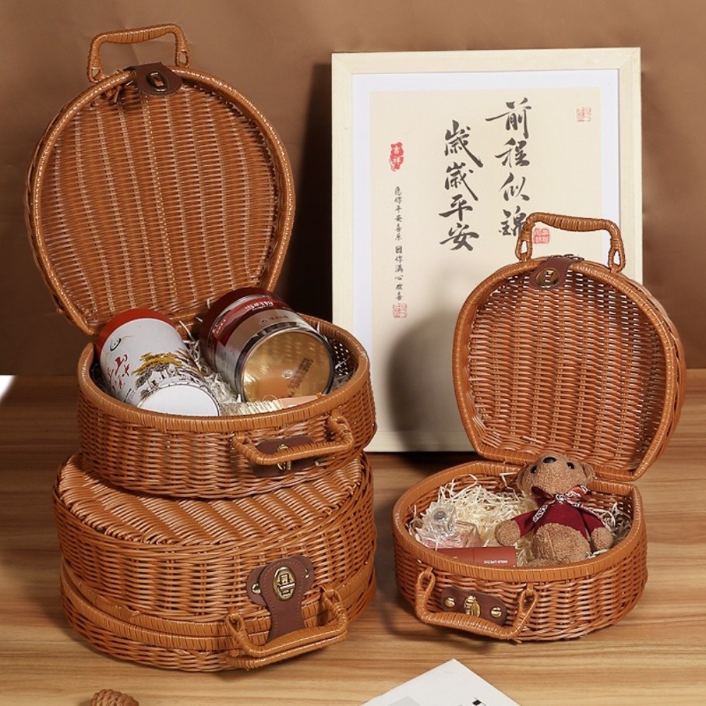 Kreatywny Okrągły Kosz do Prze – Woven Basket Set recenzja i cena
