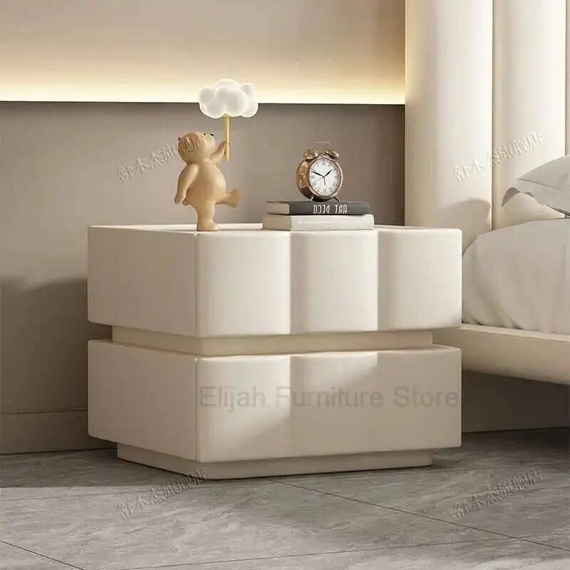 Białe szafki nocne z szafkami  – Interior Design White And Wood recenzja i cena