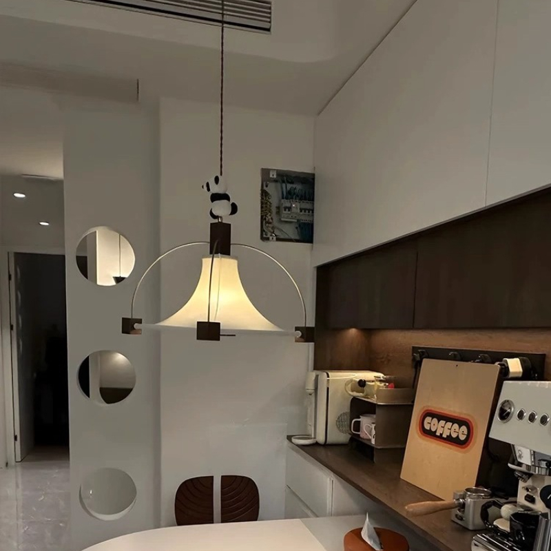 Elegancka kwadratowa lampa wis – Interior Design White And Wood recenzja i cena