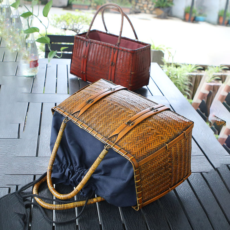 Damskie Torebki Luksusowe Proj – Woven Basket Set recenzja i cena