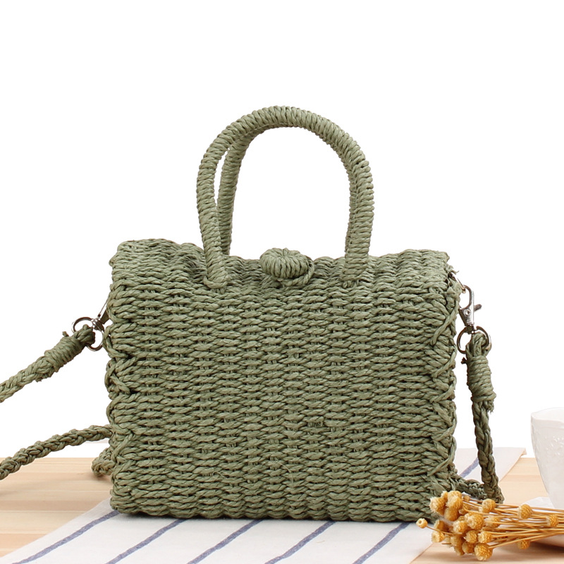 Letnia torba plażowa ze słomy  – Woven Basket Set recenzja i cena