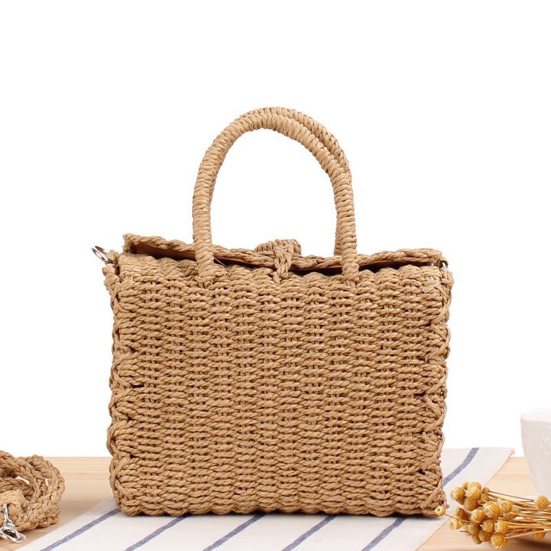 Letnia torba plażowa ze słomy  – Woven Basket Set recenzja i cena