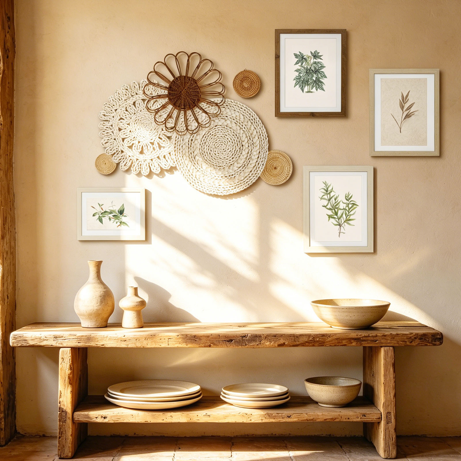 Kosz ścienny w stylu boho z tr – Woven Basket Set recenzja i cena