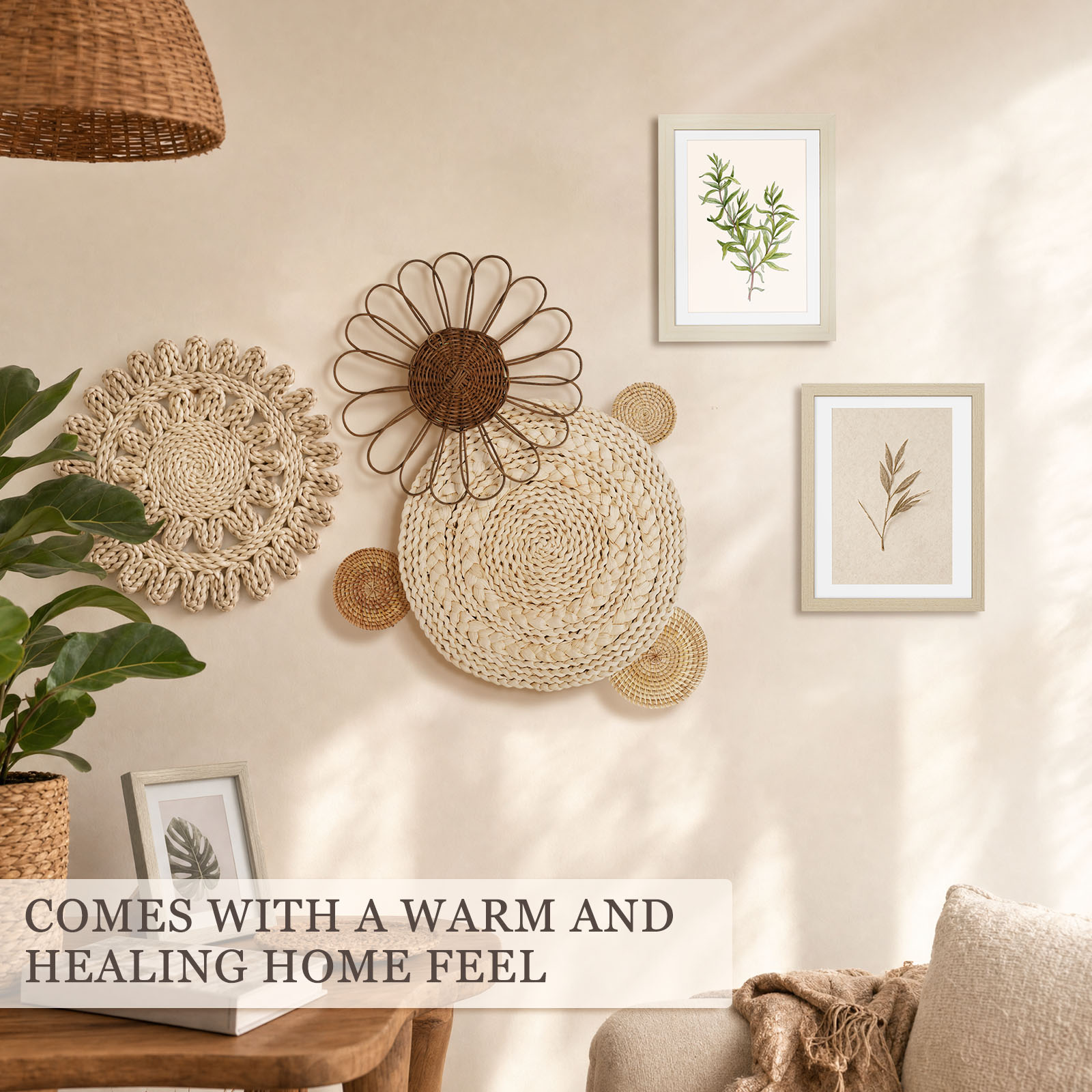 Kosz ścienny w stylu boho z tr – Woven Basket Set recenzja i cena
