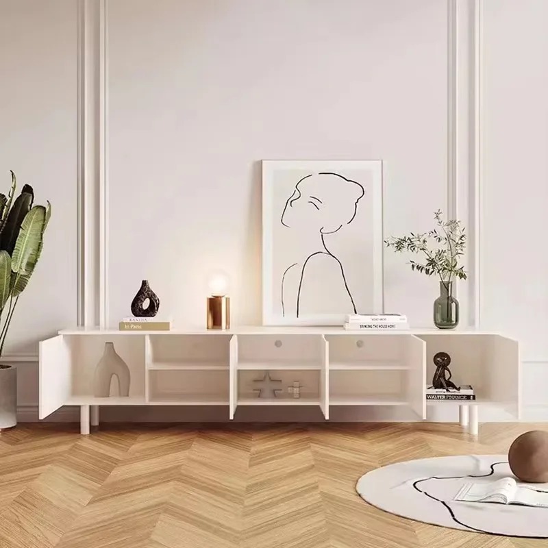 Luksusowa biała szafka RTV ele – Interior Design White And Wood recenzja i cena
