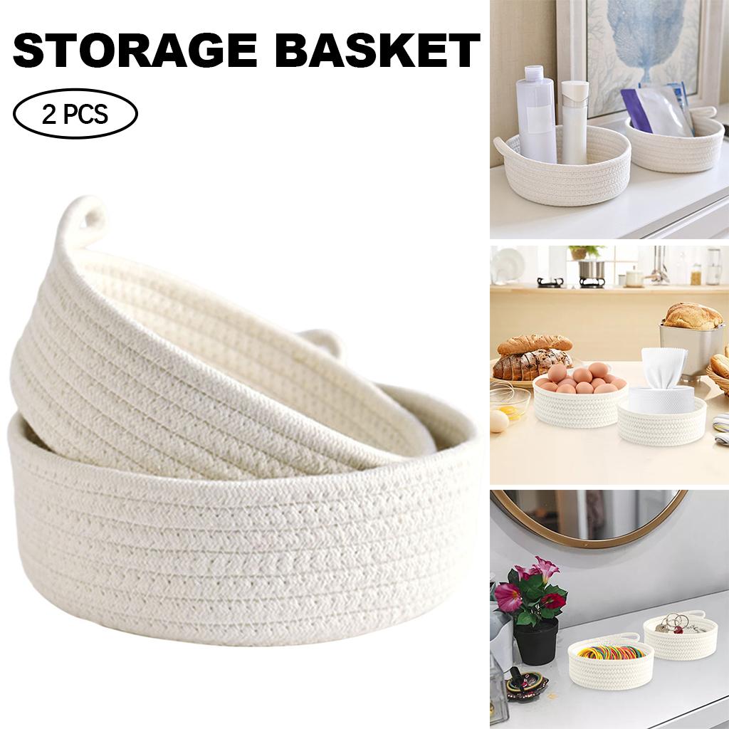 Mały koszyk z bawełnianego szn – Woven Basket Set recenzja i cena