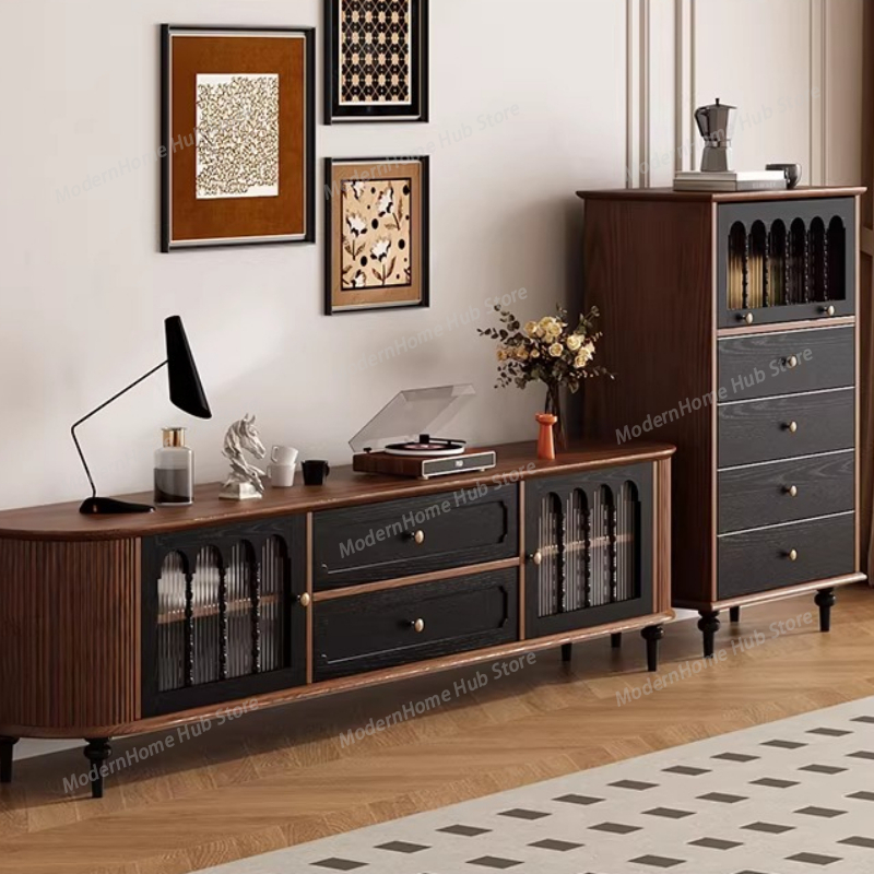 Ławki Szafka RTV Sklep z mebla – Interior Design White And Wood recenzja i cena