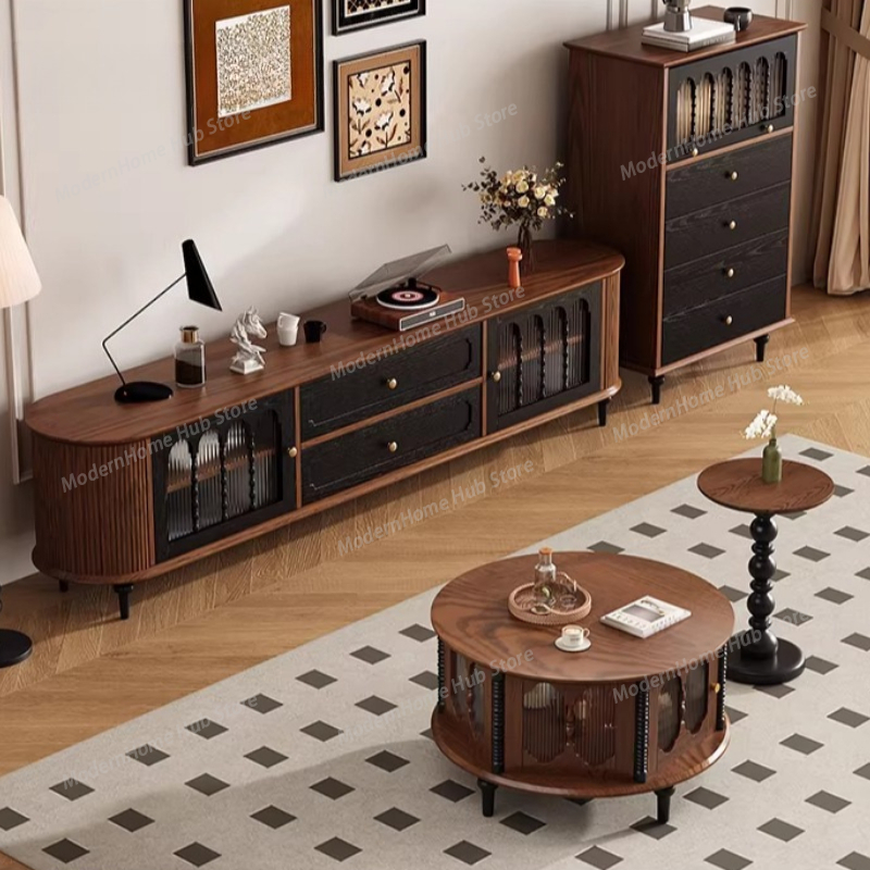 Ławki Szafka RTV Sklep z mebla – Interior Design White And Wood recenzja i cena