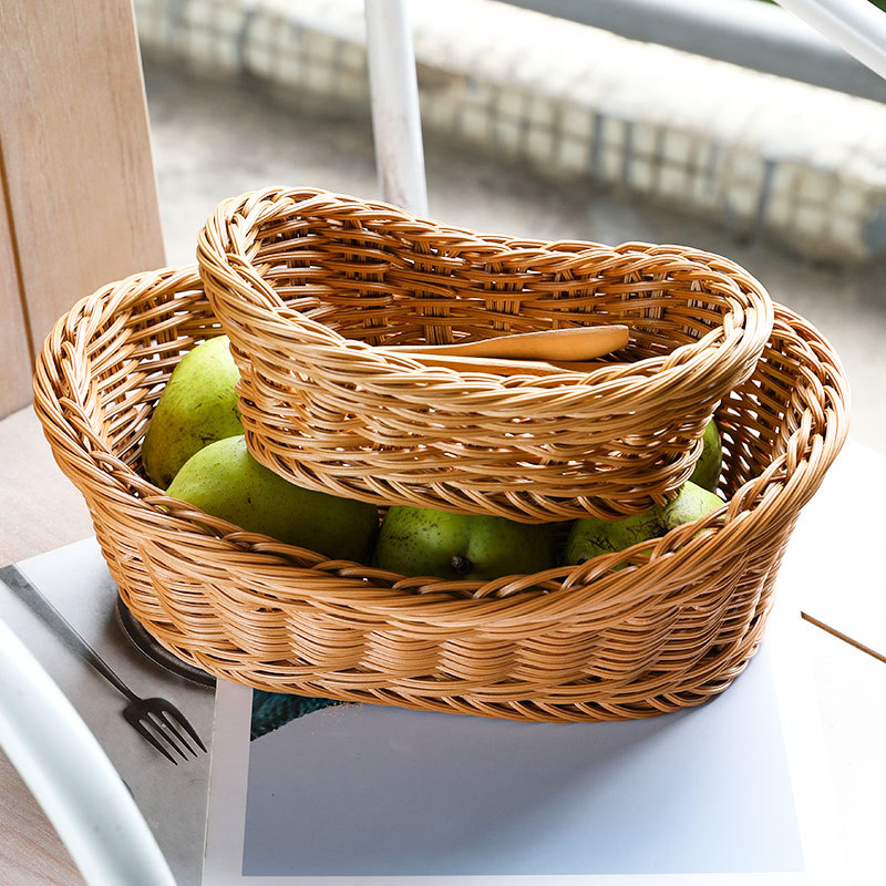 Owalny Rattan pleciony koszyk  – Woven Basket Set recenzja i cena