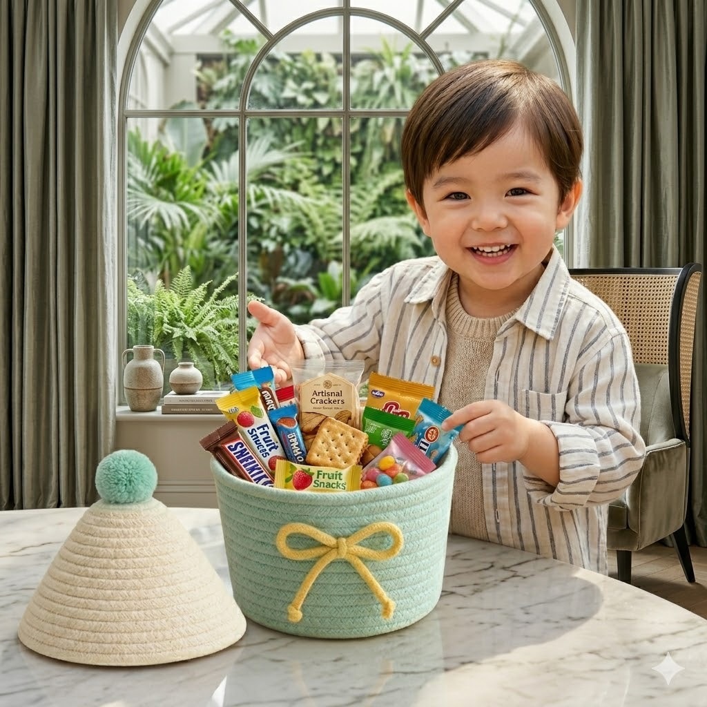 Kosz do przechowywania z baweł – Woven Basket Set recenzja i cena