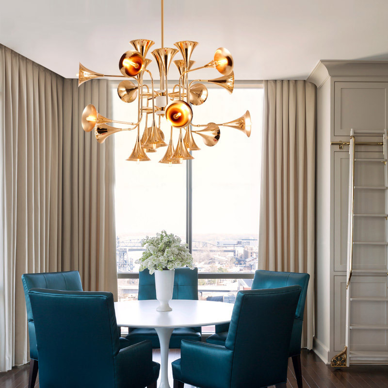 Nordycka lampa wisząca trąbka  – Interior Design Years Of Study recenzja i cena